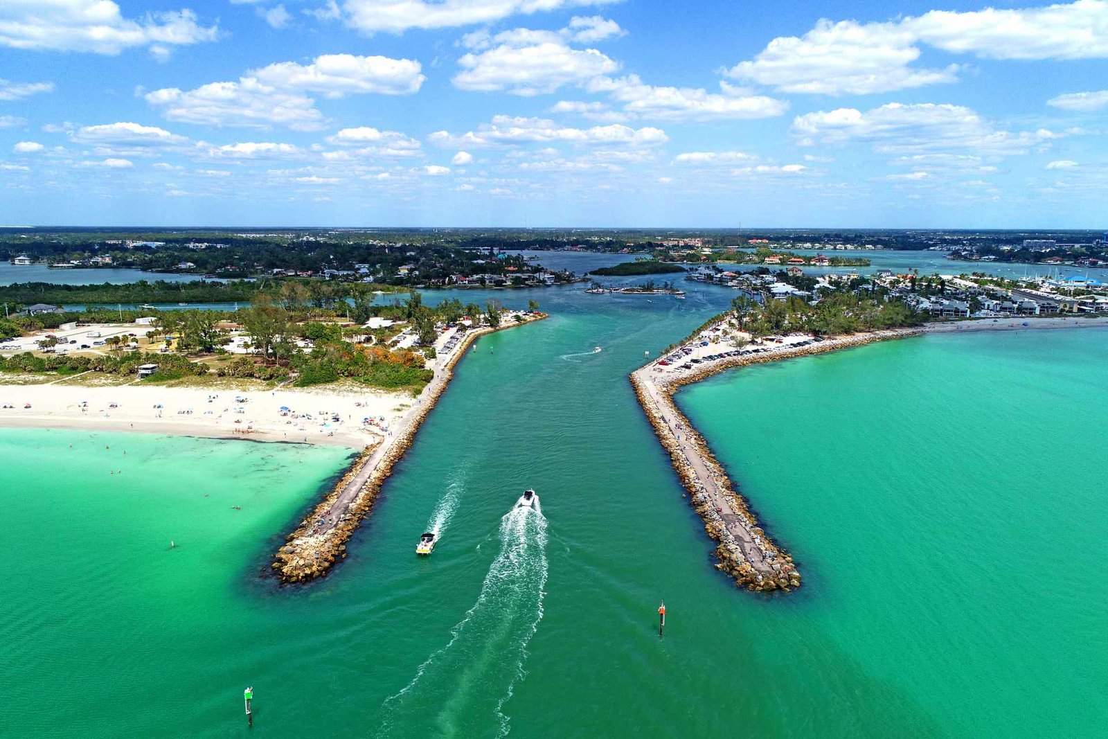 North and South Jetty Beach near Venice Florida